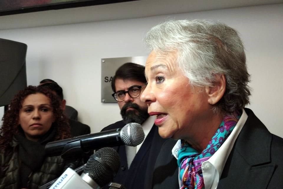 La Secretaria Sánchez Cordero dijo que la eventual extradición de García Luna a México es un asunto que corresponde a la FGR.