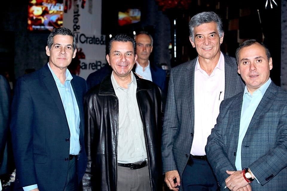 José Luis Coindreau, Gonzalo Lozano, Luis Treviño y Gabriel Zubieta y Landa