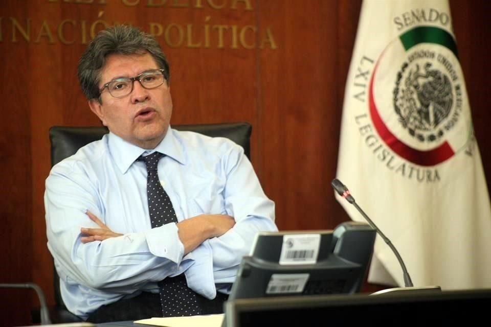 Ricardo Monreal, presidente de la Junta de Coordinación Política (Jucopo).