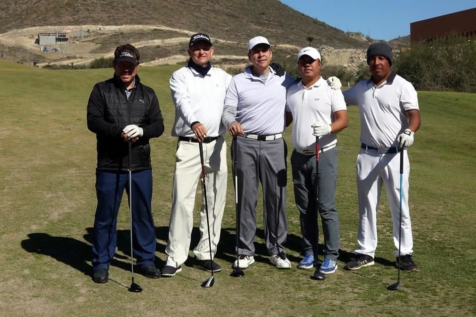 Roberto Villarreal, Daniel Tamez, Jorge García Corral, Sun Jun Wong y Armando Hernández