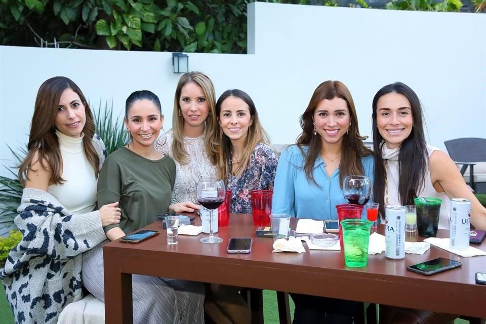 Marisol Navarro, Samantha Javer, Cristina Donnadieu de Rodríguez, María Aguilar, Ana Silvia Muñoz y Claudia Lazalde