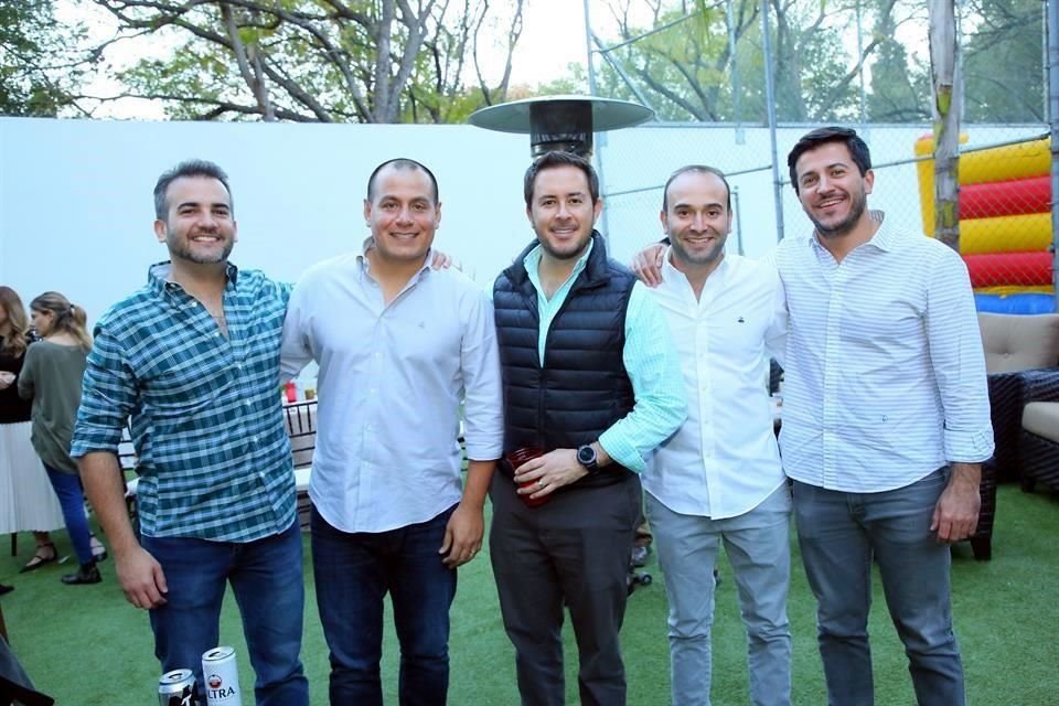 Juan Manuel Gómez, Rodolfo Vázquez, Pablo Donnadieu, Ricardo Javer y Germán Canales