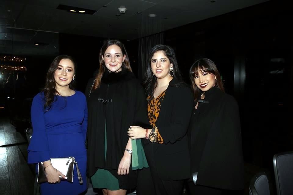 Andrea Montalvo, Marifer Flores, Eugenia Villarreal y Kerly Treviño