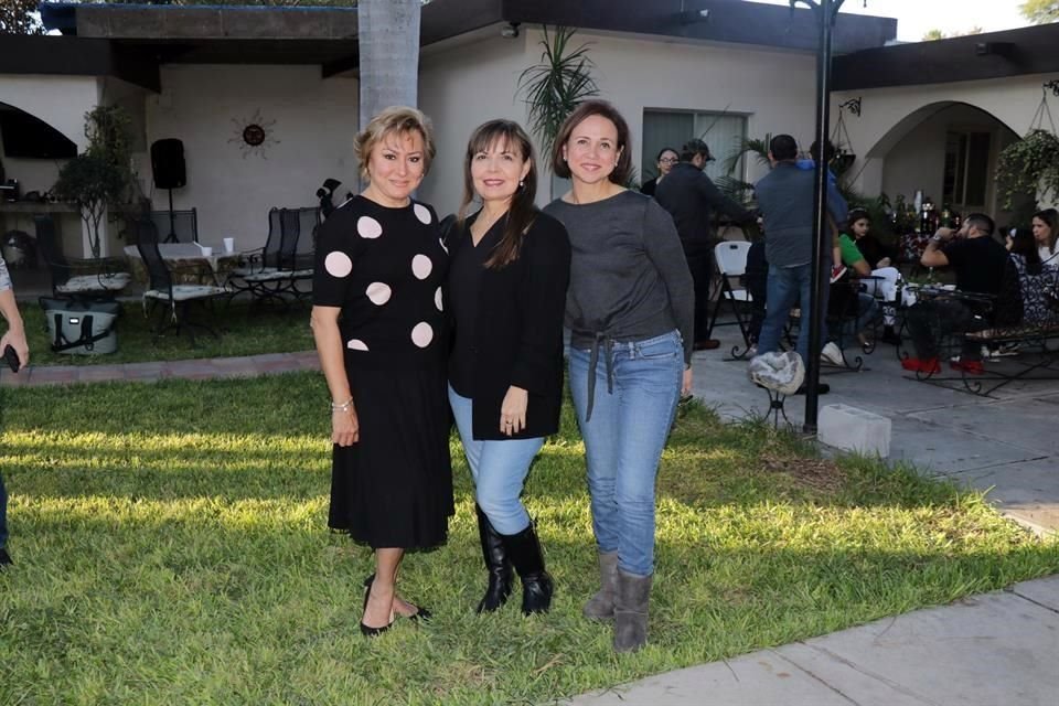 Adriana González, Martha Rodríguez y Fini Zamudio
