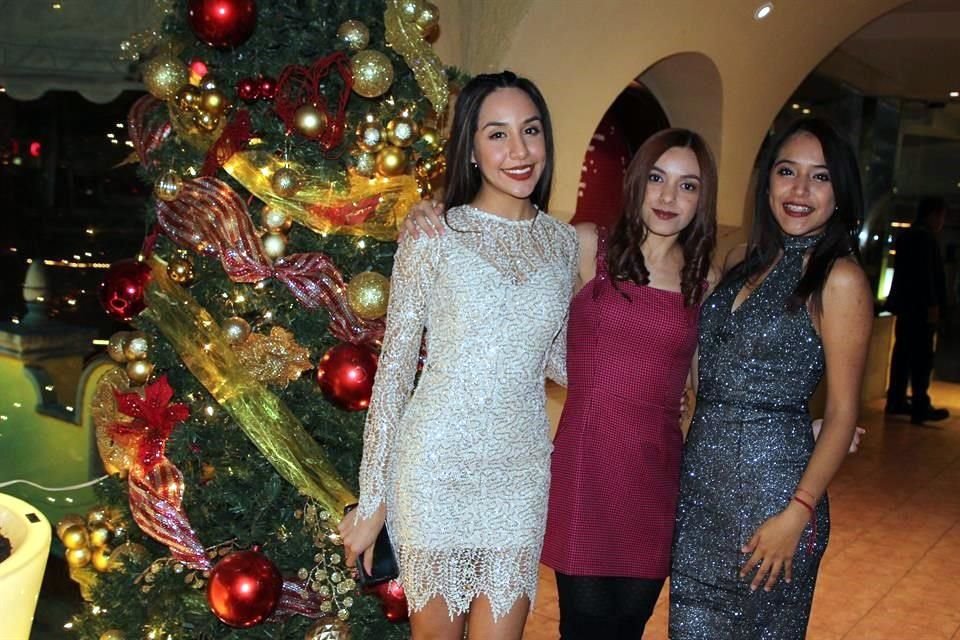Abigail González, Celina Reyes y Fátima González