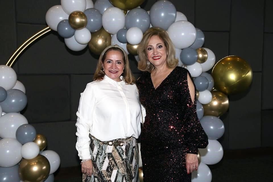 María Elena Mascareñas de Lamas y Tina Garza de Madero