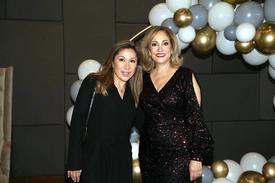 Cristina de Quintanilla y Tina Garza de Madero