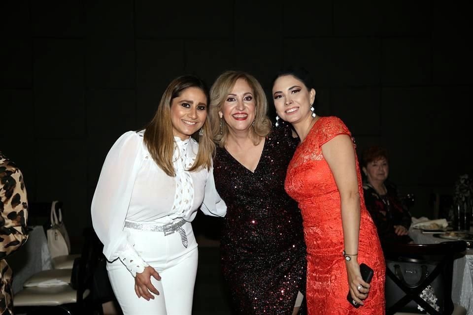 Keyvi Triana, Tina Garza de Madero y Alda Cardin