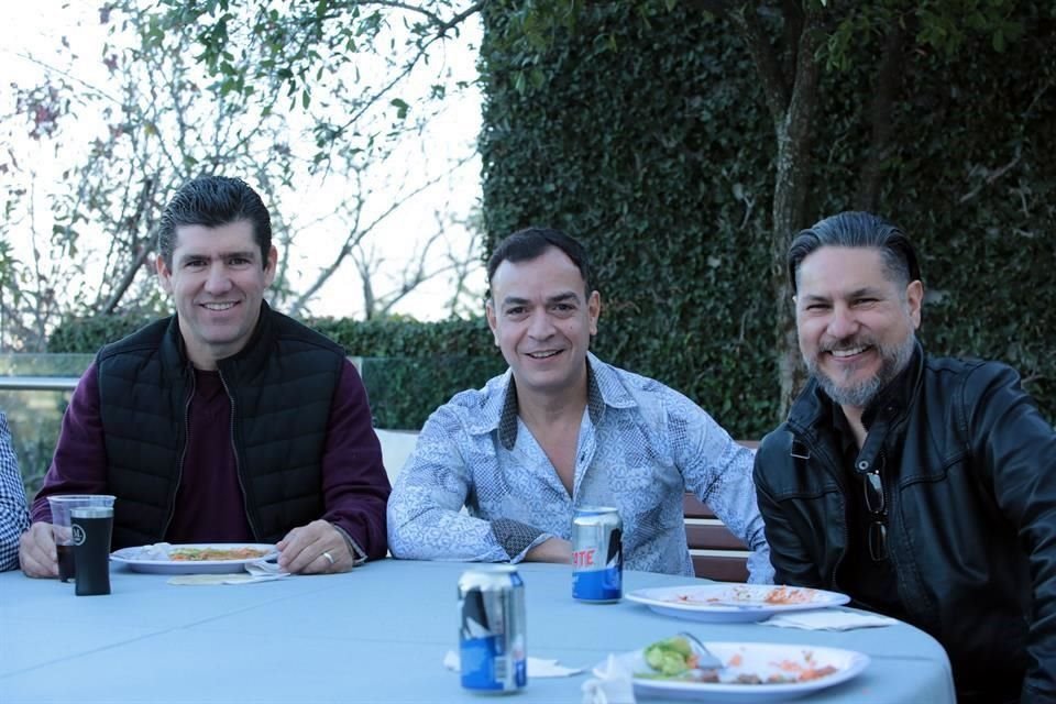 Abraham Tamez , Rodrigo Sepúlveda y Miguel Rodríguez
