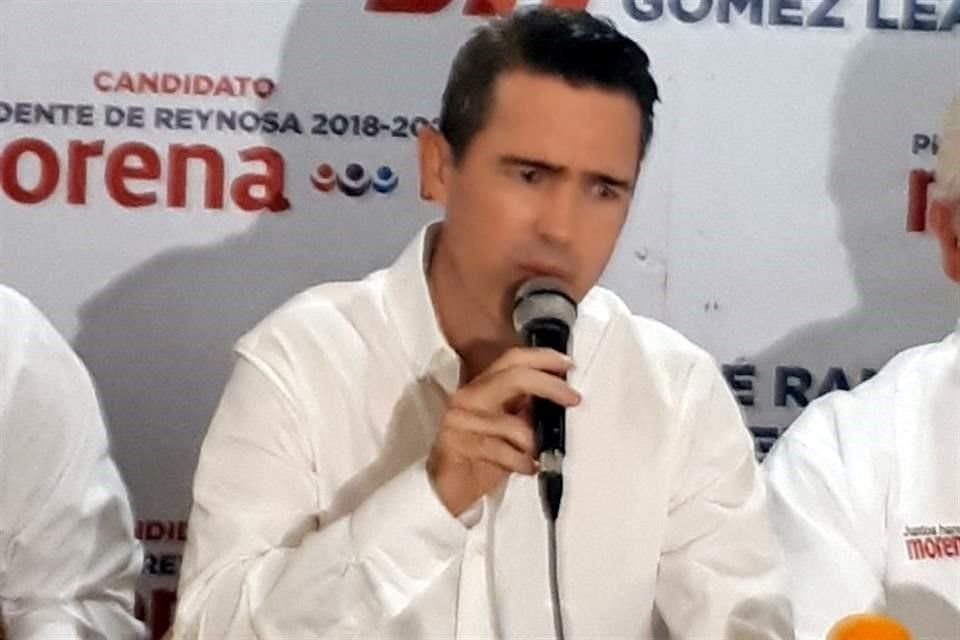 Jos Ramn Gmez, candidato morenista a la Alcalda de Reynosa, denunci sobrepreicos en las compras que realiza el Ayuntamiento.