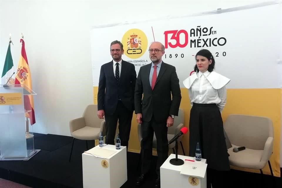 Las empresas españolas continuarán apostando a México y no se irán del País, señaló el presidente de la Cámara.