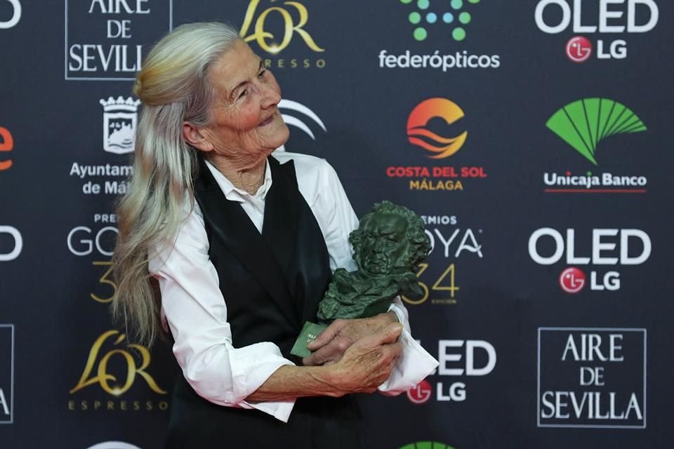 A sus 84 años Benedicta Sánchez logró el Goya a Mejor Actriz Revelación.