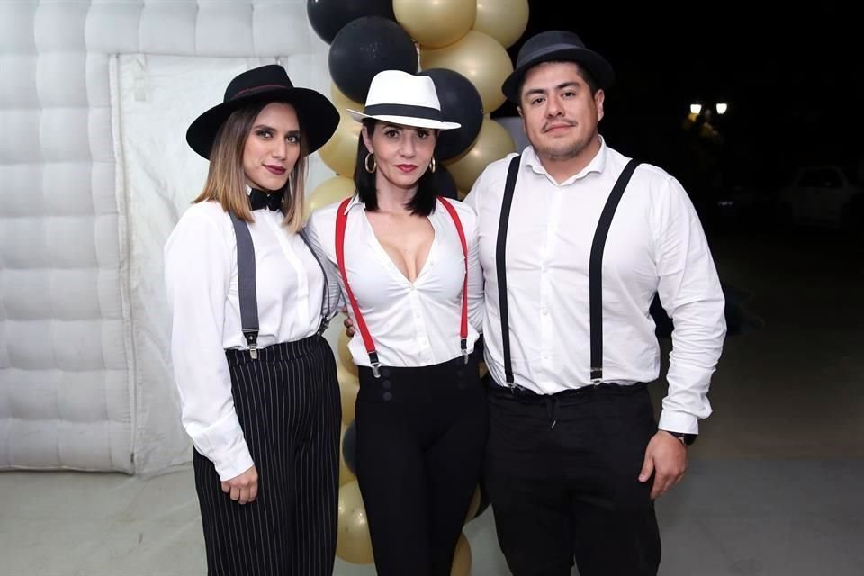 Marilu Gongora, Fabiana Tavares y Enrique Montoya