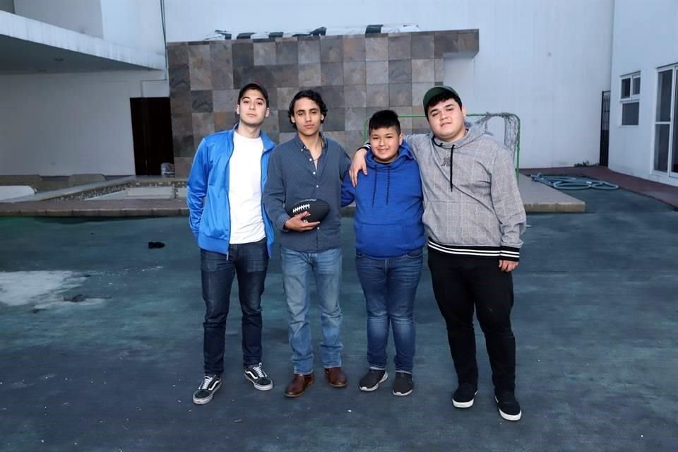 Paco Carmona, Diego Treviño, Israel Magallanes y Érick Magallanes