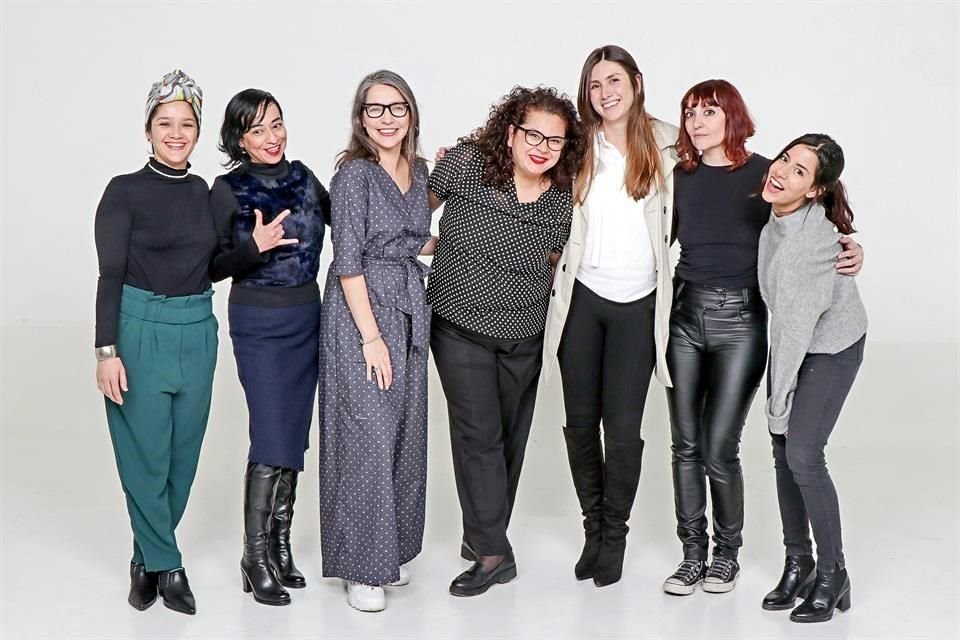 Abril Zales, Sara López, Ariadna Ramonetti, Rocío Cárdenas Pacheco, Ana Fernanda Cadena Payton, Virginie Kastel y Paola Livas dedican su vida a la curaduría en la Ciudad.