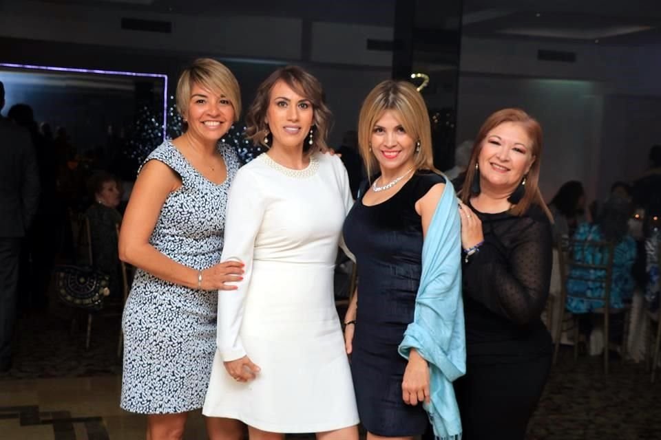 Mónica Martínez, Miriam García, Lia Díaz y Celina Hernández