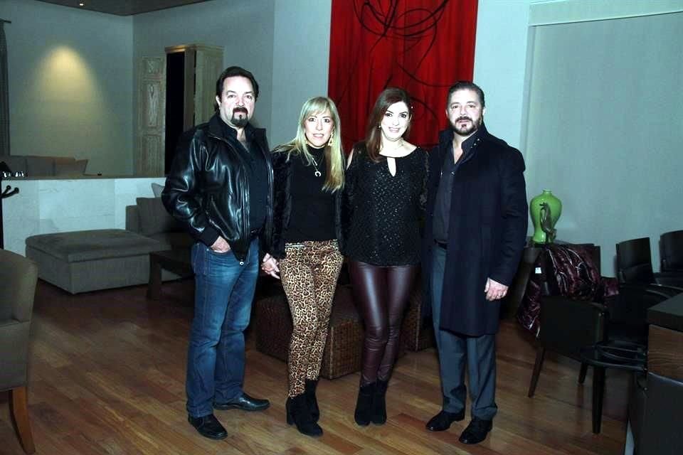 Jesús Maldonado, Gabriela Cepeda, Myrna Martínez y Martín López