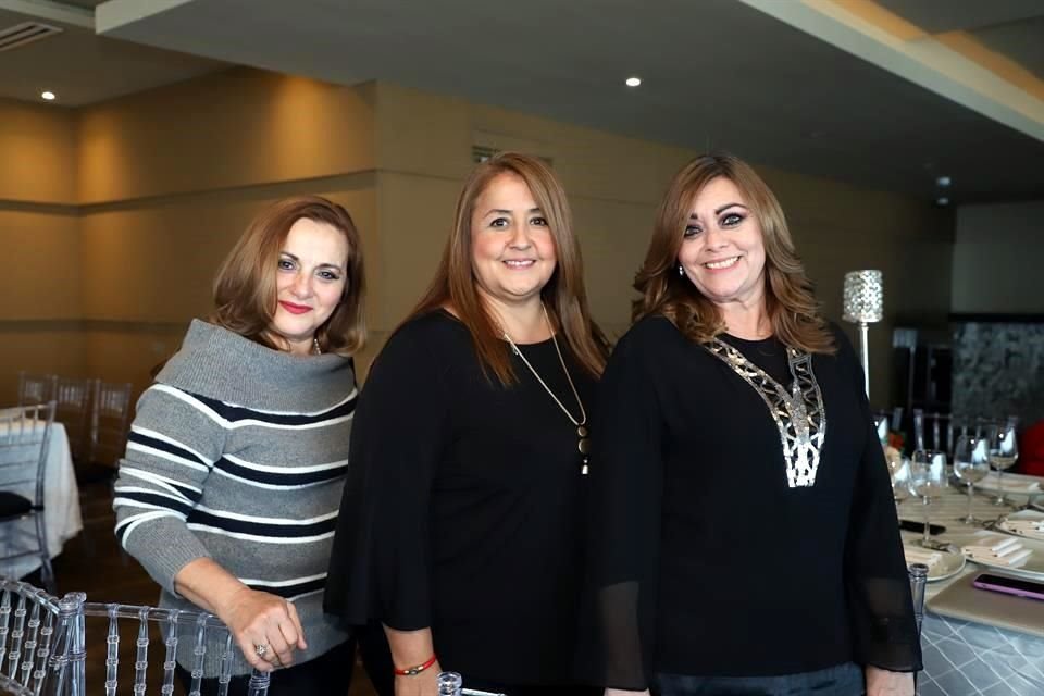 Ángeles Villarreal, Lorena Gutiérrez y Brenda López
