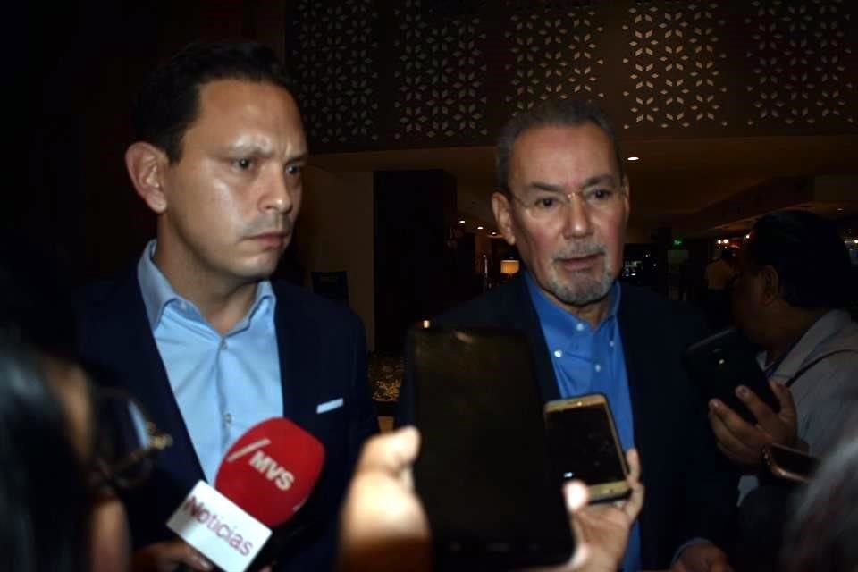 Bernardo González, y el priista Héctor Gutiérrez sostuvieron una reunión en un hotel de la Ciudad.