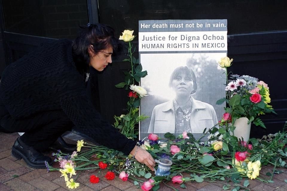 La activista fue asesinada en 2001.