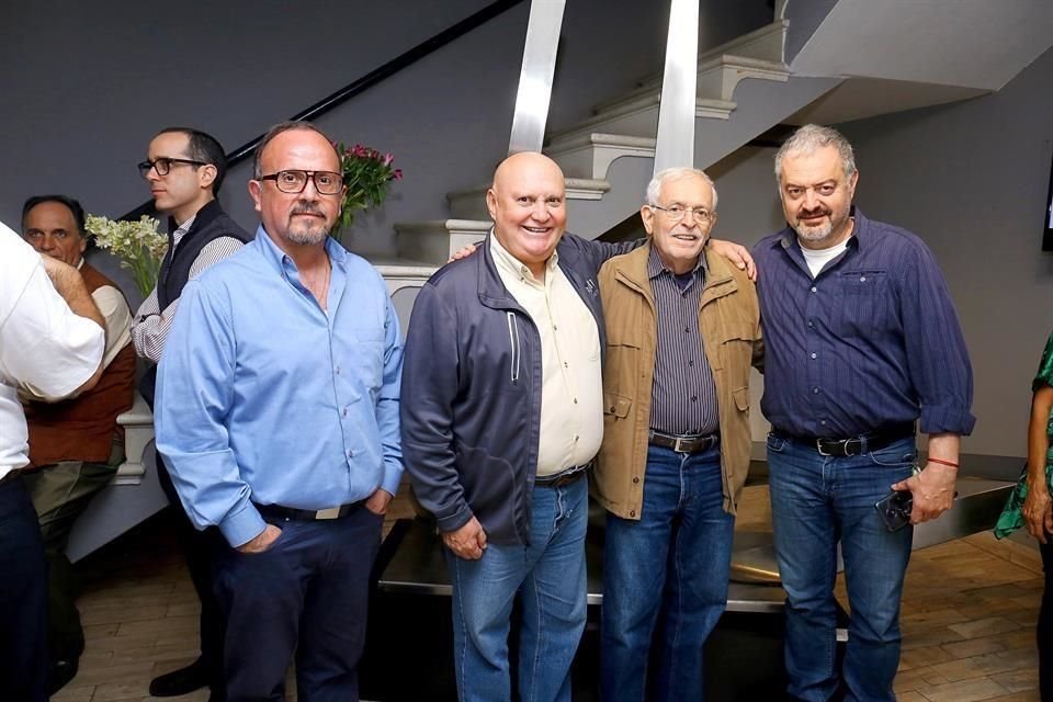 José Figueroa, Juan Fernando Sada, Adán Lozano y Mauricio Lozano