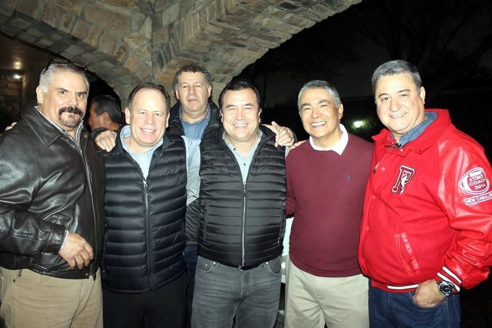 Juan Díaz, Raúl Lozano, Ricardo Garza, Fernando López, Javier Villarreal y Noé Caballero