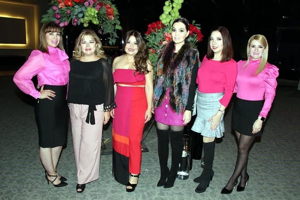 Edith Garza, Felicia Reza, Lorena Gaytán, Wendy Vanessa Cortez, Sonia Carolina Villa y Alma Gutiérrez