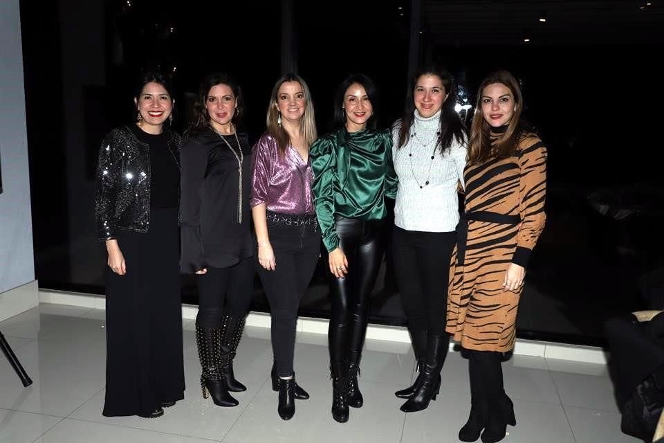 Laura Pérez, Marla García, Lorena de la Garza, Maribel de Labastida, Llermi Flores y Esthela de Correa