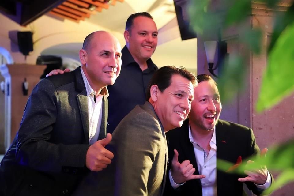 Arnoldo Montemayor, Sergio Elizondo Montemayor, Oscar Sáenz y Uriel Valdez Juárez