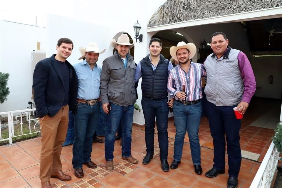 Carlos García, Pablo Gómez, Armando Yerena, Alfonso Gutiérrez Elizondo, Paco Gutiérrez y Joaquín del Real