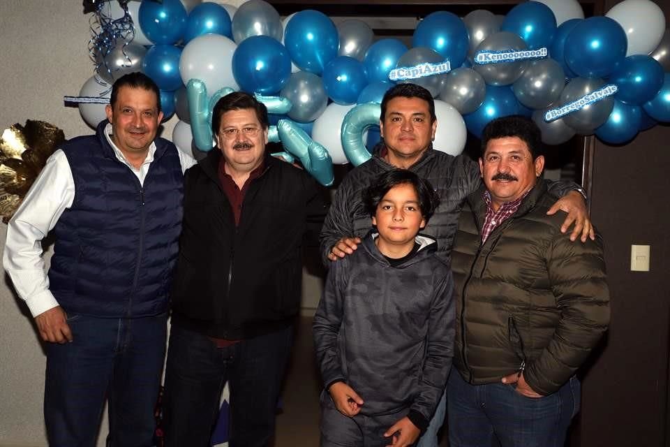 Enrique Cárdenas, Javier Pérez, Genaro Reynosa, Isaac Reynosa y Armando Cortez