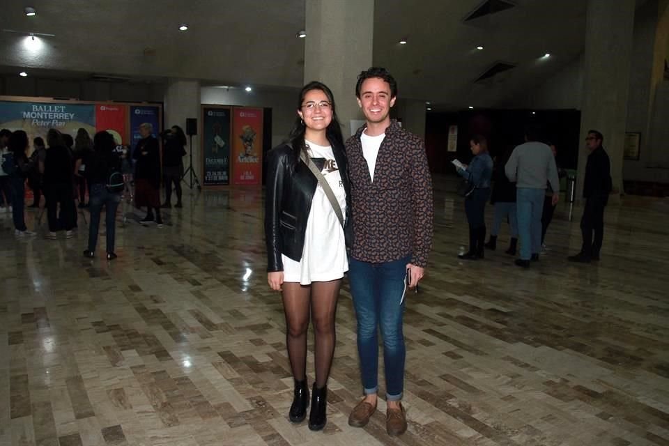 Samantha Alcaraz y Daniel Góngora