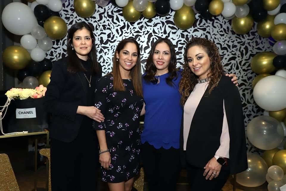 Erika Morales, Lizette Ramos, Marisa Coronado y Mariela Salinas de Berlanga