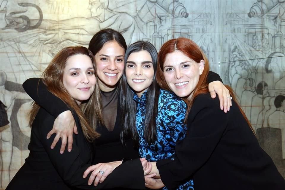 Andrea Guevara, Loretta Martell, Florencia Rubio Calderón y Cristy Ovalle