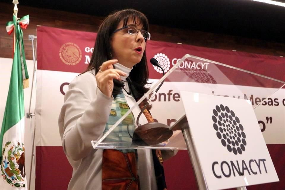 Mara Elena lvarez-Buylla, directora del Conacyt.