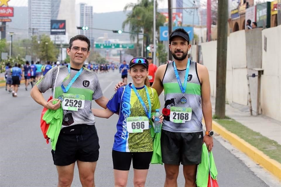 José Antonio Robles, Claudia Galvan de la Garza y Gilberto Orozco Madrigal