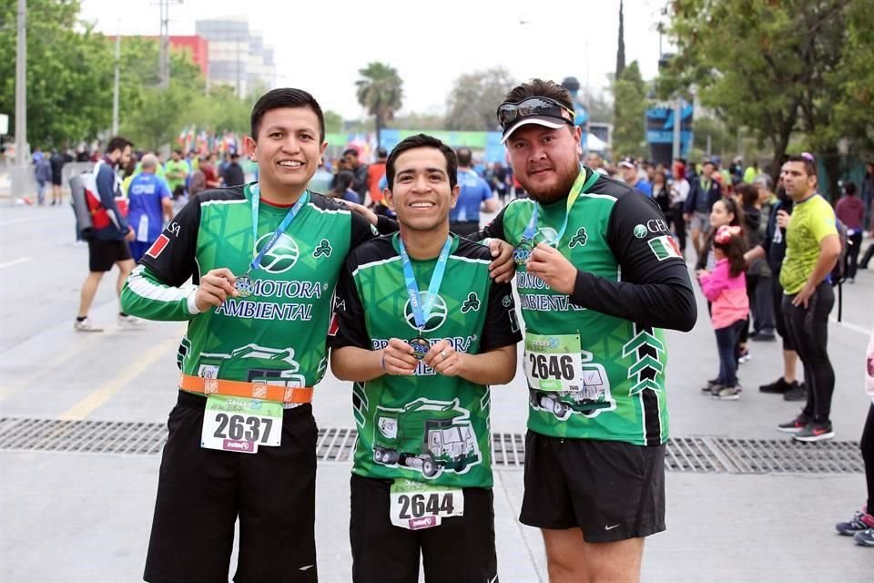 Jorge Monsivais, Julio Cesar Hernández y Miguel Angel Montes