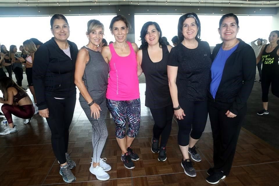 Dora Silvia Rodríguez, Miriam Garza, María Esther Cantú, Magda Villarreal, Mireya Villarreal de Sepúlveda y Adriana Cantú