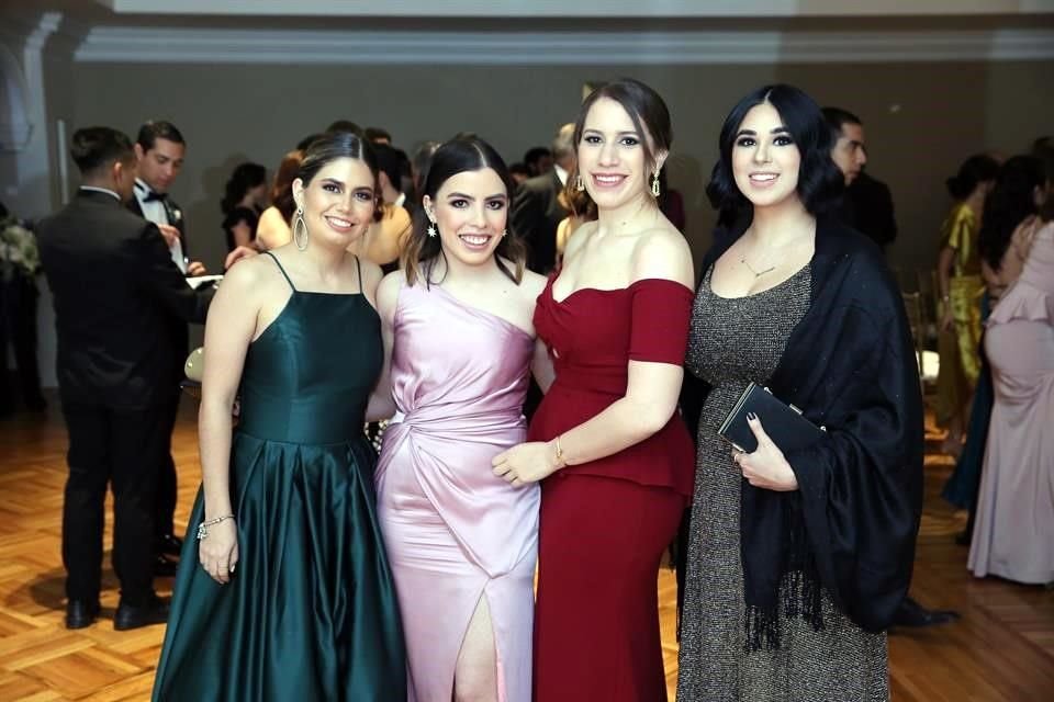 Gabriela Morales, Isabella Garza, Daniela Cerda y Ana Karen de León