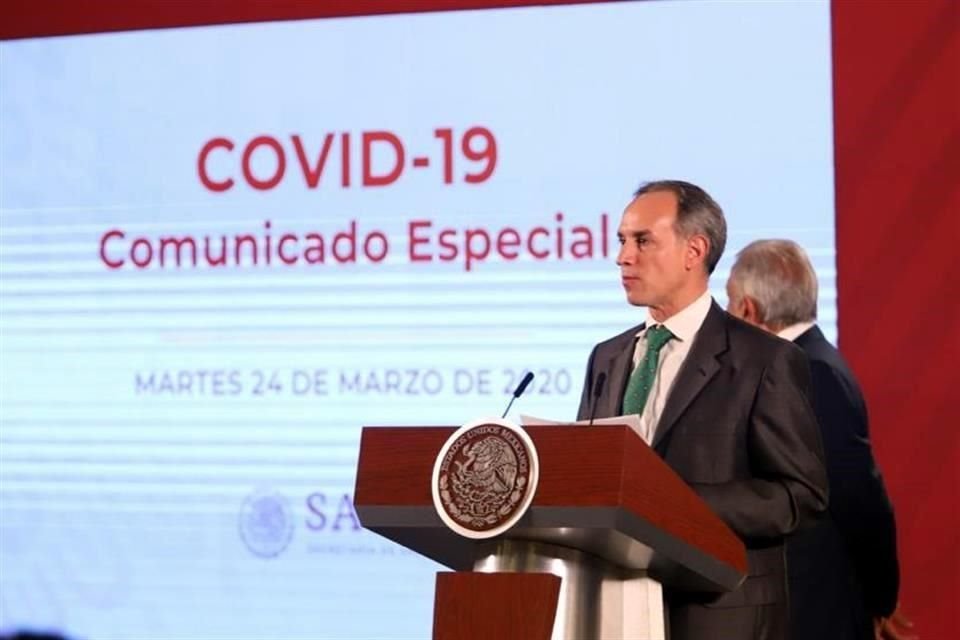 El subsecretario de Salud, Hugo Lpez-Gatell, present acciones para enfrentar coronavirus.
