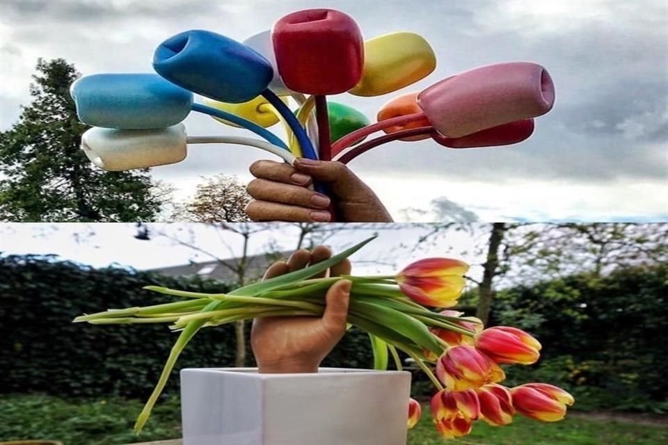 'Bouquet of Tulips' Jeff Koons, 2019 @tussenkunstenquarantaine