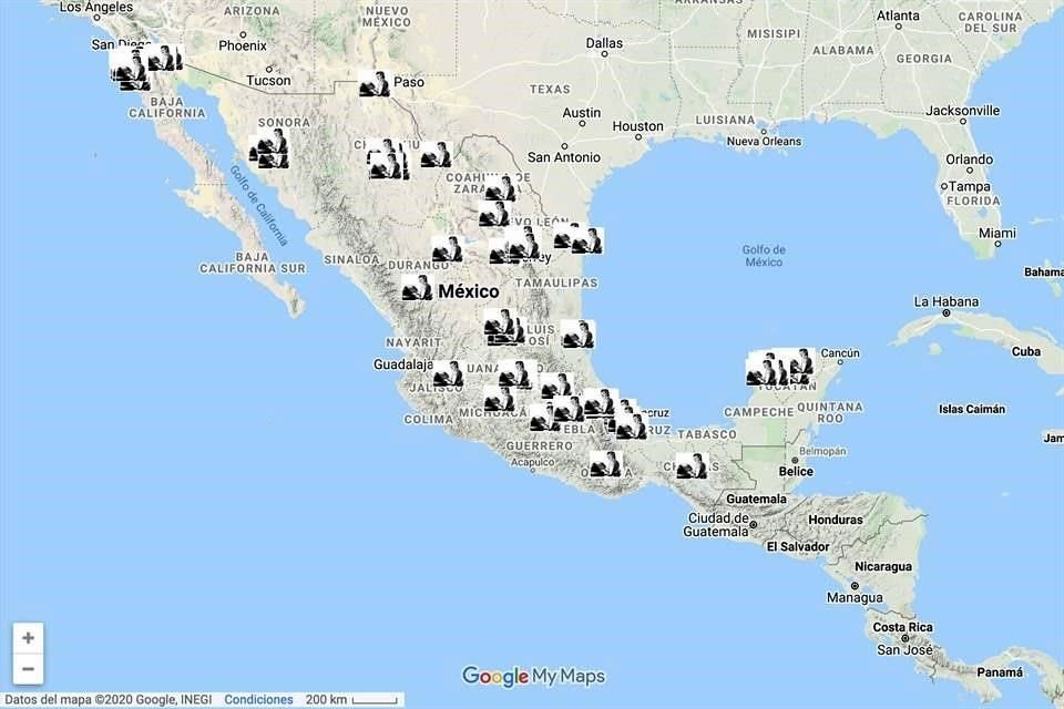 El mapa que realizó la escritora Esther M. García lleva ya registradas a más de 100 autoras.