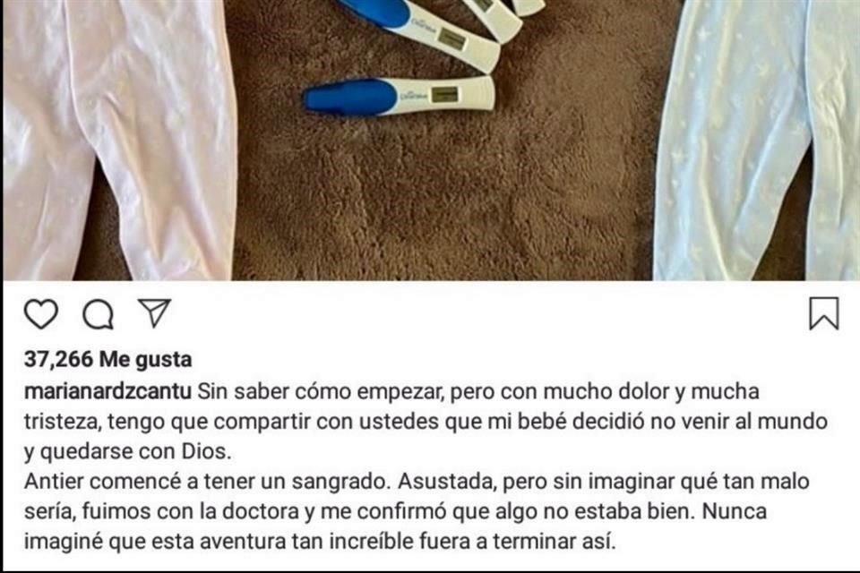 En una publicación en Instagram, la influencer Mariana Rodríguez Cantú, esposa del Senador Samuel García hizo el anuncio.