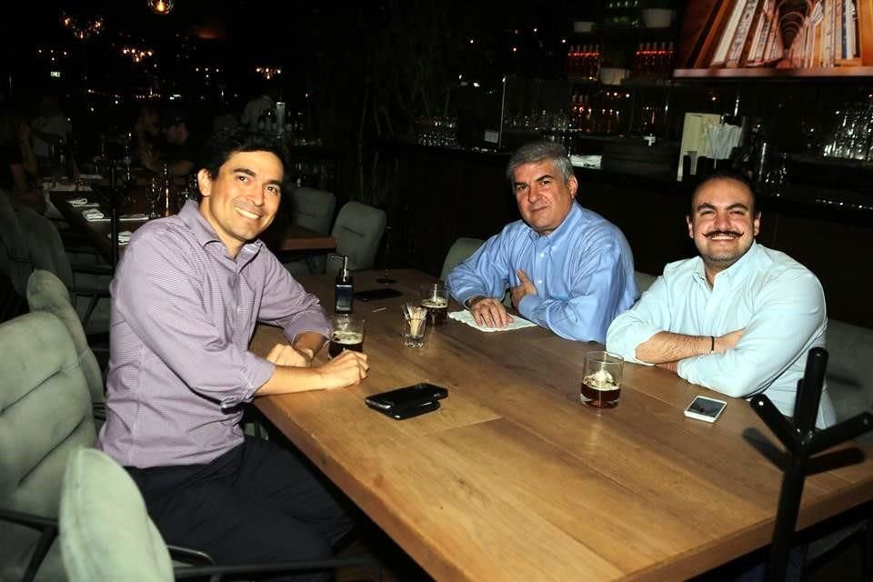 Jorge Hass, Emilio Vázquez Gómez y Alejandro Aguilar