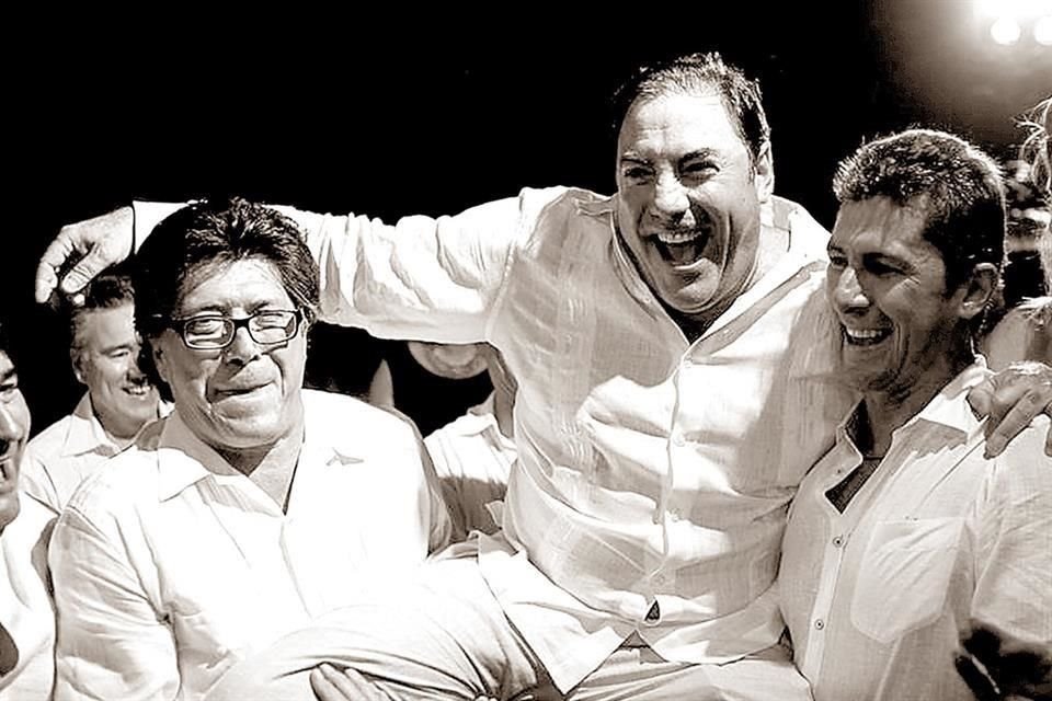 Roberto Garza, Gabriel Guerra y Eduardo Vázquez