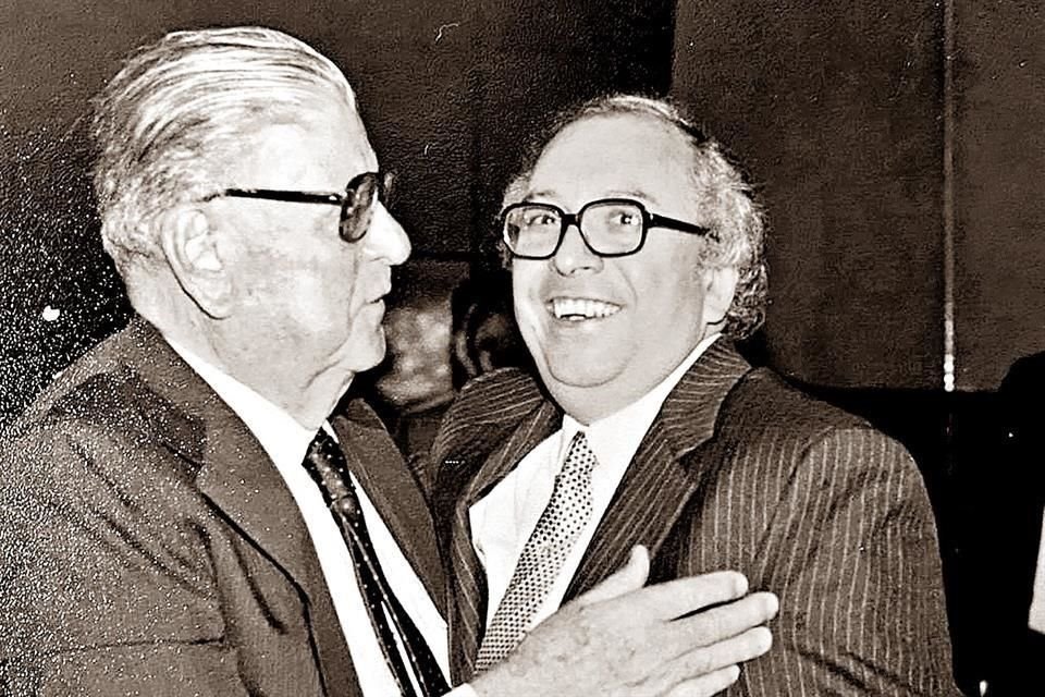 Jorge con su papá, José A. Chapa González