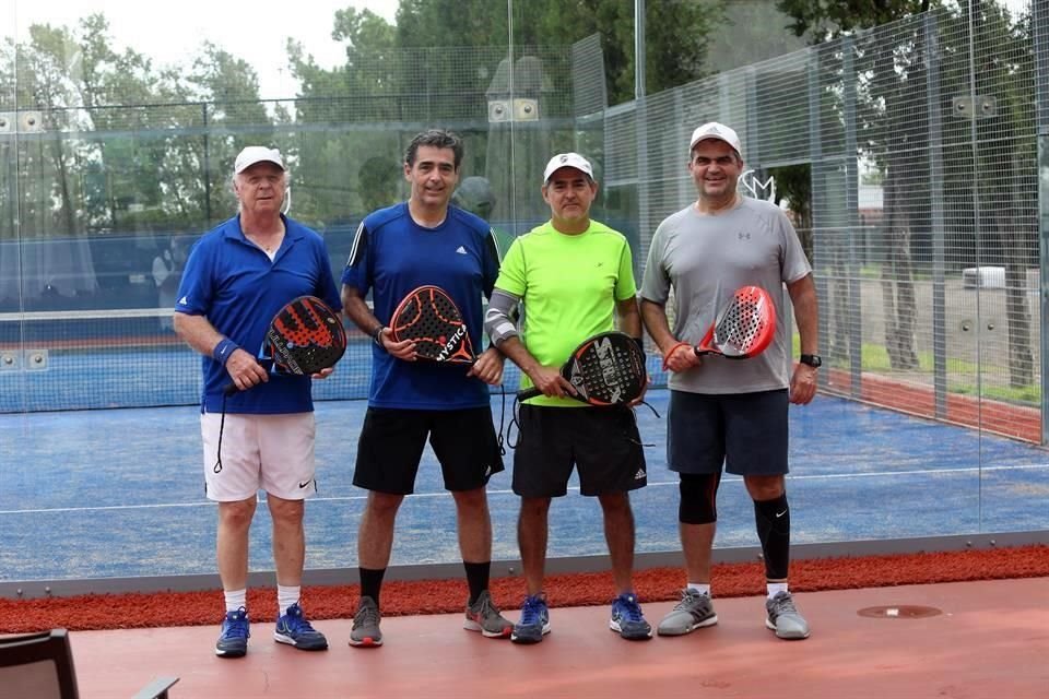 Lorenzo Sada, Guillermo Rodríguez, Adrián Rodríguez y Patricio Canales