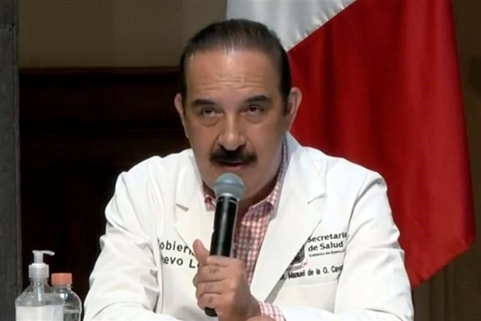 El Secretario de Salud, Manuel de la O.