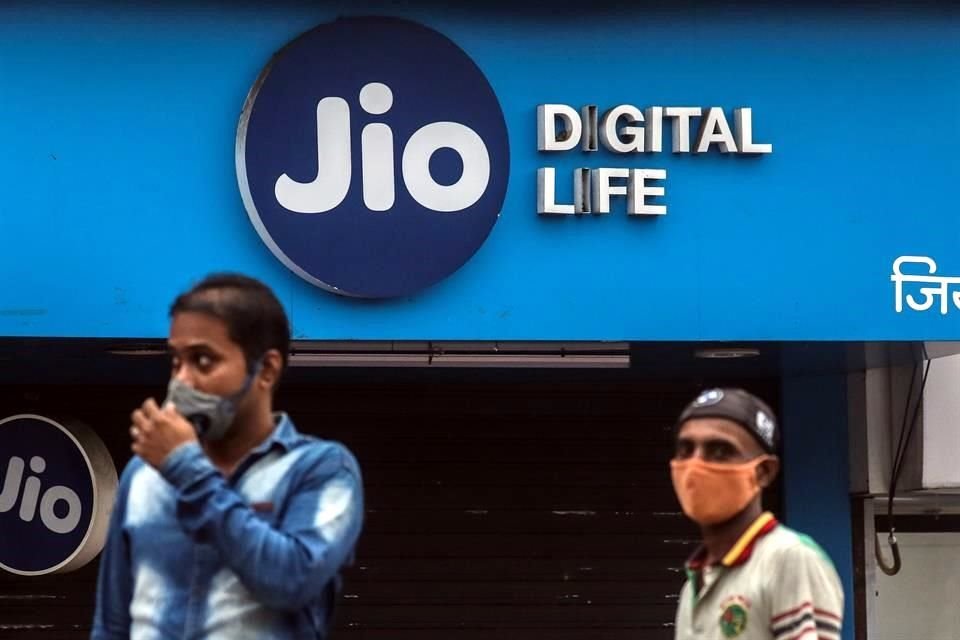 Jio es el principal operador de redes móviles de la India.
