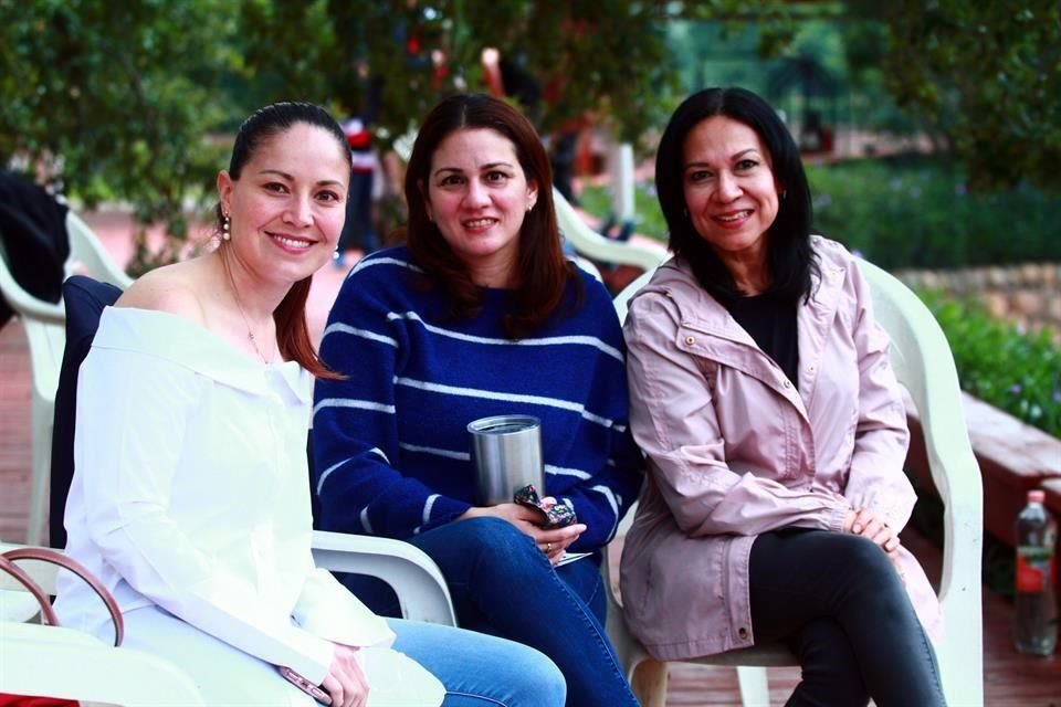 Mayela Treviño, Paulina Tafich y Susana Navarro